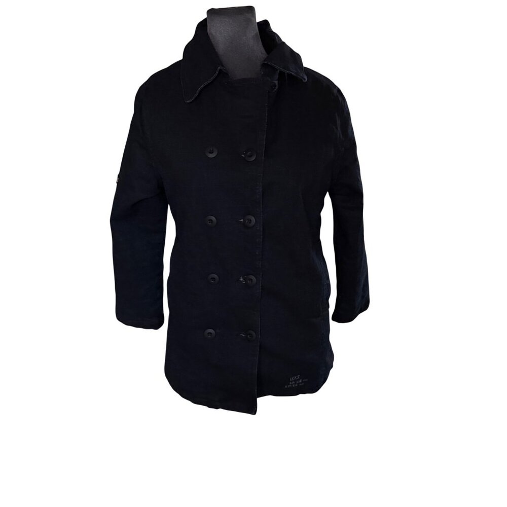 IKKS Mens Denim Quilted Jacket Size S